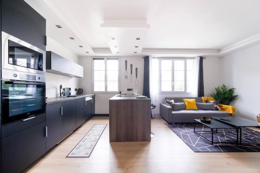 Le Black & White - 10 Min Orly, 3 Min Gare Juvisy Apartment Athis-Mons Exterior foto